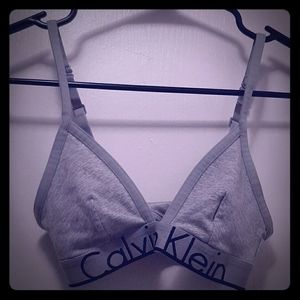 Calvin Klein XS Grey Bralette *2/$25 bundle*